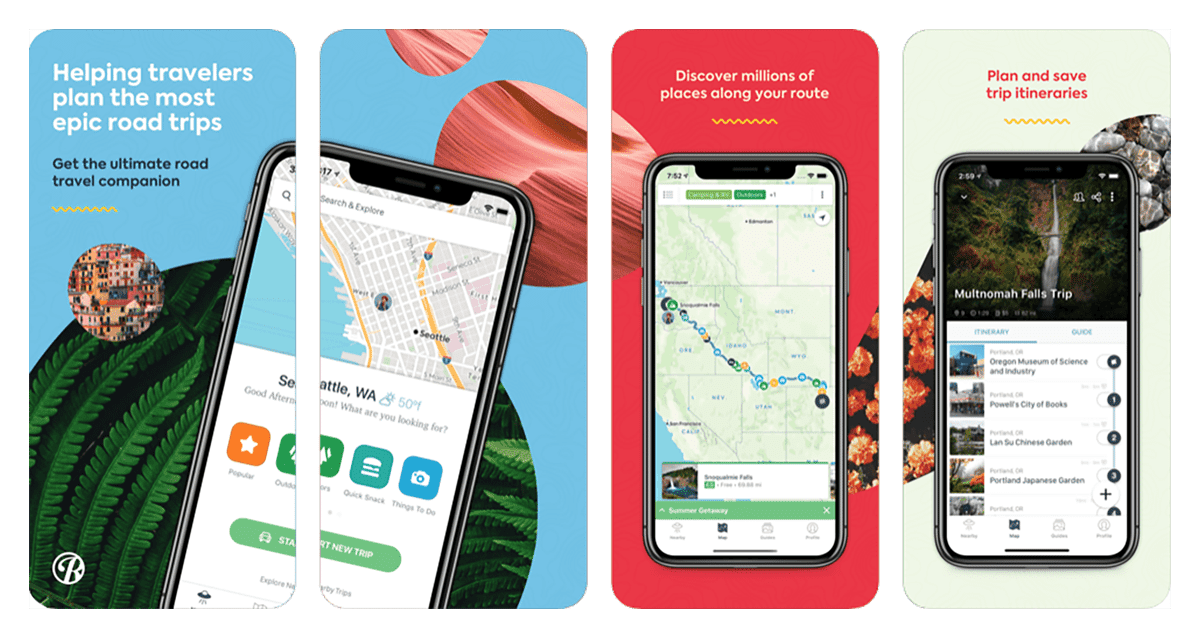 road trip location app