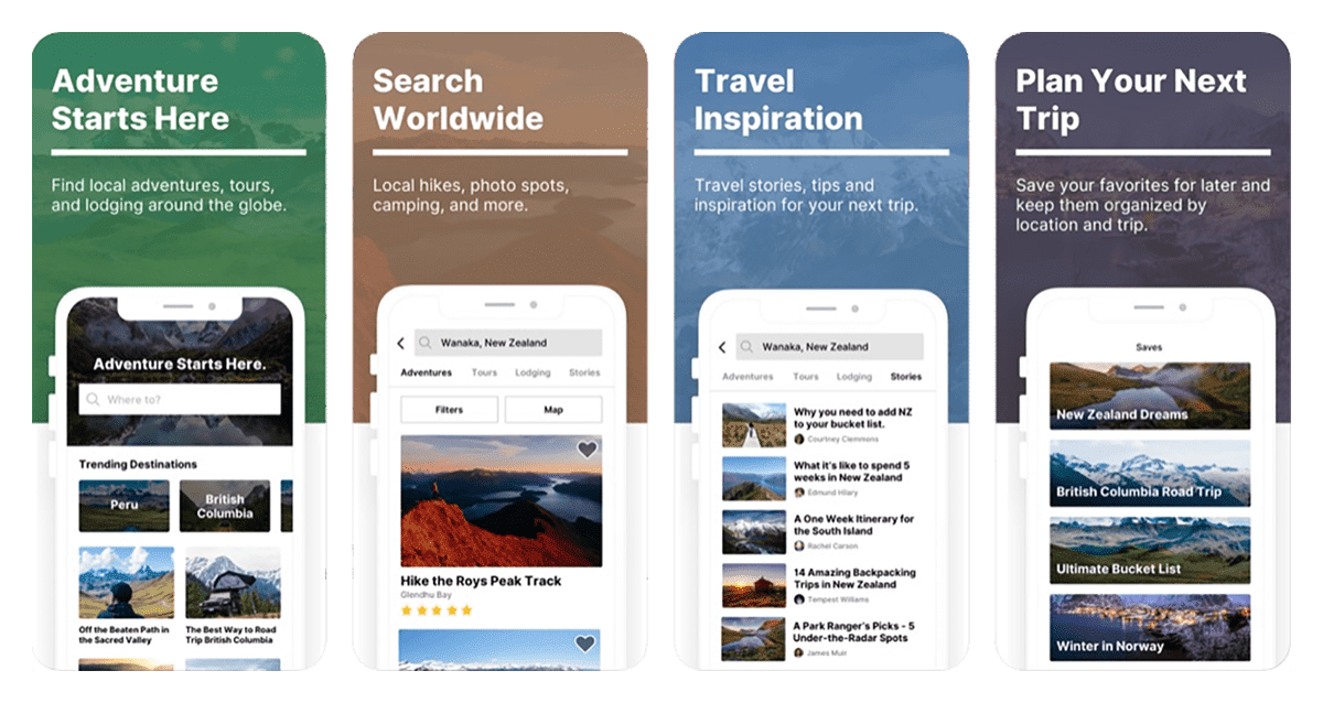 road trip information app